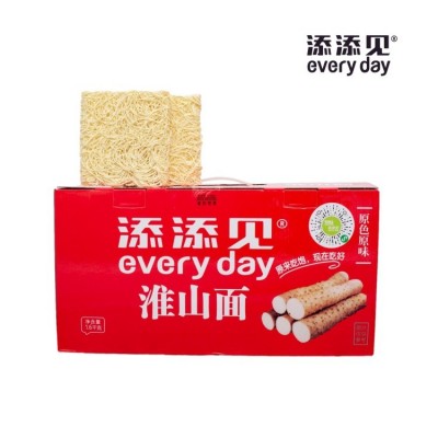 添添见淮山面山药面非油炸低脂无添加劲道爽滑健康养生整箱3.2斤图4