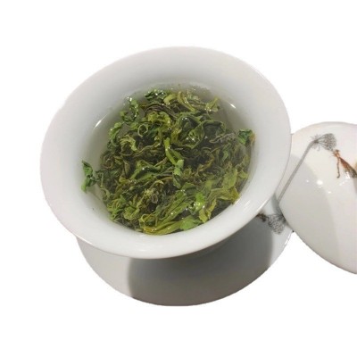 山东日照绿茶 明前茶 清香豆香茶叶 条形紧 白毫显露一件代发图5