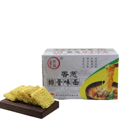 厂家香葱排骨面方饼方便面整箱排骨面早餐速食耐煮面捞面拌面图5
