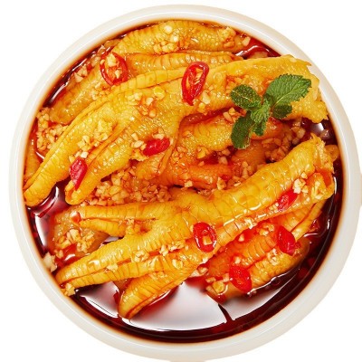 脱骨侠无骨鸡爪500g 柠檬蒜香味酸辣凤爪脱骨鸡爪批发零食小吃图5