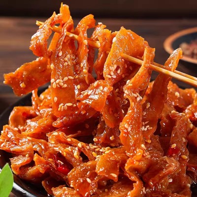 亲零嘴魔芋干批发香辣魔芋15g长沙特产素肉即食解馋零食休闲小吃图2