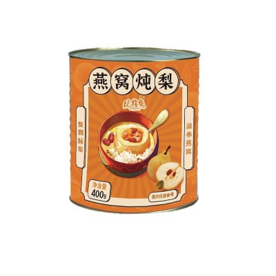 整颗冰糖雪梨罐头炖梨烤梨罐头营养即食商用原料网红摆摊图4