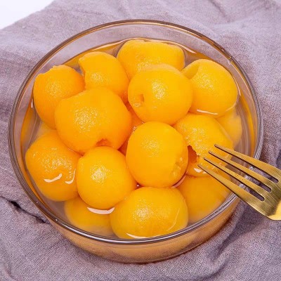 整颗冰糖梨雪罐头炖梨黄桃罐头枇杷罐头即食3kg商用原料网红摆摊图5