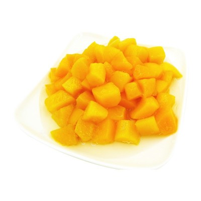 双福黄桃丁罐头820g新鲜水果烘焙奶茶原料零食水果捞甜品披萨图2