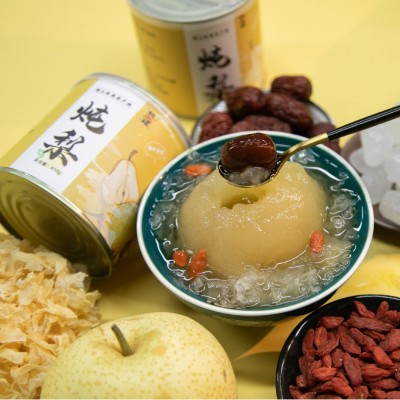 6罐礼盒装一整颗冰糖烤梨罐头炖梨酥梨水果罐头先用后付零食工厂图2