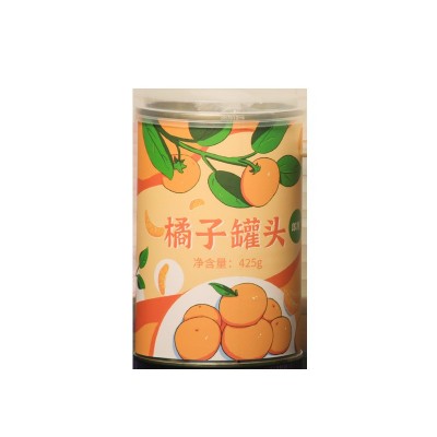 新鲜橘子罐头425g*5罐整箱礼盒糖水水果桔子餐饮水果捞午后零食图5