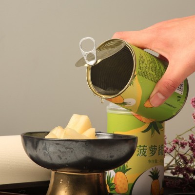 郎蹊新鲜糖水菠萝罐头425g每罐五罐礼盒六罐礼盒整箱午后烘焙包邮图4