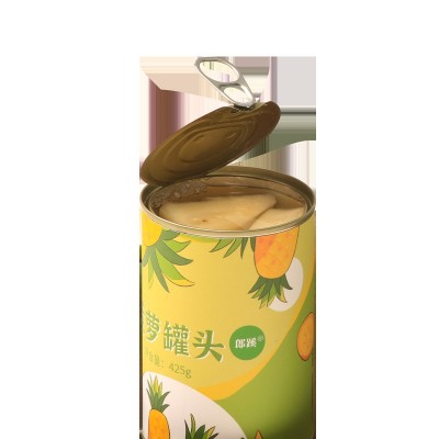 郎蹊新鲜糖水菠萝罐头425g每罐五罐礼盒六罐礼盒整箱午后烘焙包邮图5
