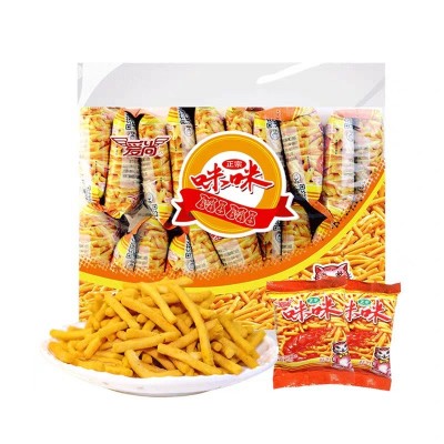 爱尚咪咪虾条蟹味粒薯片整箱批休闲食品网红大礼包宿舍小零食小吃图4