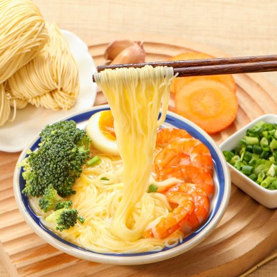 依子沐竹升面云吞面拌面挂面鸡蛋面龙须面非油炸手工面条批发整箱图2