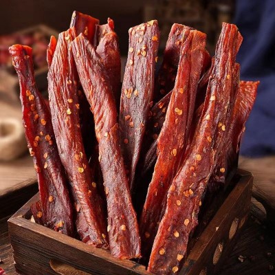 风干鸡肉干鸡胸肉干鸡肉条宿舍减低解馋卡脂耐嚼食品休闲小罐零食图4