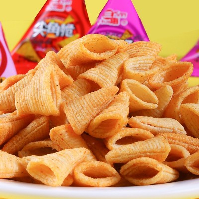 年货批发三惠膨化食品尖角脆妙脆角零食小吃独立装饭店酒吧小吃图5