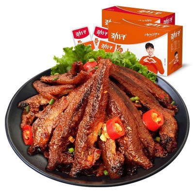 包邮劲仔小鱼干12克深海香辣麻辣糖醋卤香酱汁味休闲零食小吃批发图3