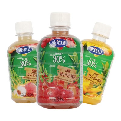 完达山复合果汁饮料山楂芒果水蜜桃350ml*6一件代发批发果汁饮料图5