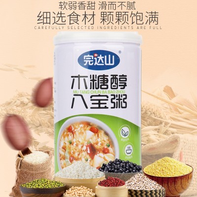 完达山八宝粥木糖醇整箱装320g*6罐方便休闲速食粥粗粮八宝粥图4