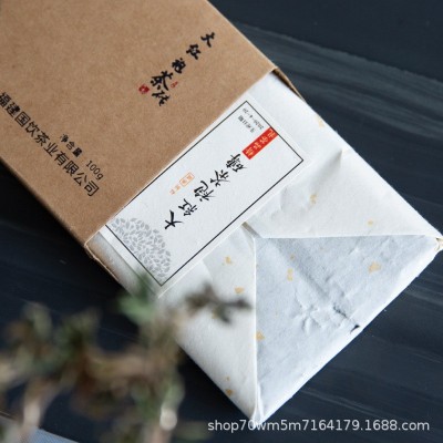 大红袍茶饼武夷岩茶紧压茶饼乌龙茶茶砖武夷山茶叶礼盒装批发图3