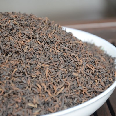 云南勐海宫廷普洱茶茶叶黑茶熟茶散装古树老茶小青柑袋泡茶原料图3