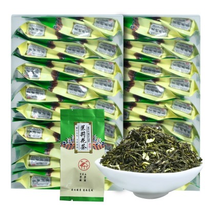 新茶浓香型茉莉花茶PC盒独立小包装125克茶叶横县花茶绿茶批发图1