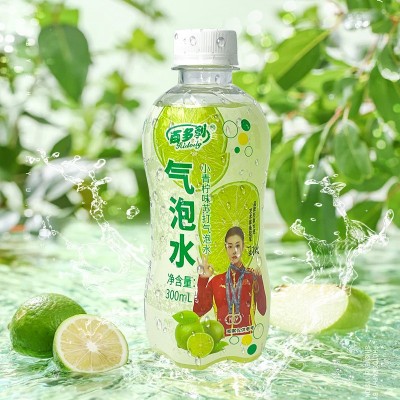 小青柠气泡水300ml 0卡0脂无糖柠檬味网红夏日饮品厂家批 发/代发图2