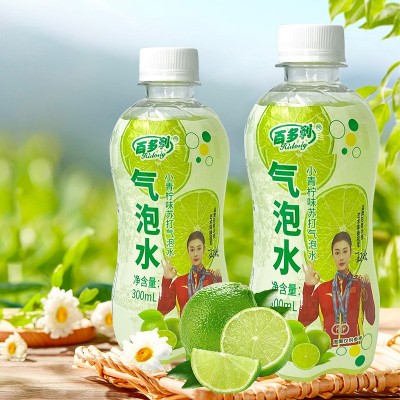 小青柠气泡水300ml 0卡0脂无糖柠檬味网红夏日饮品厂家批 发/代发图4