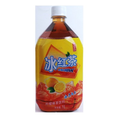 冰红茶柠檬味茶饮料办公室下午茶饮料厂家批发1L*12瓶整箱批发图5
