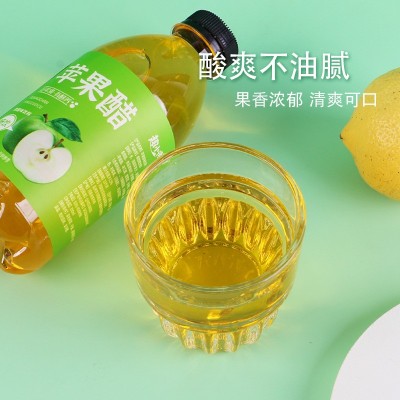 苹果醋果味饮料整箱350ml*6/24瓶装网红苹果味饮品果醋苹 果汁批发图3
