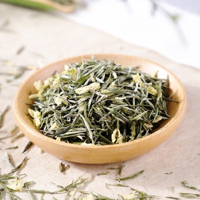 茉莉花茶 半坡芳茗飘雪 四川蒙顶山茶兰花香味茶图2