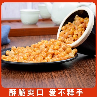 香酥休闲小零食烤牛肉味香辣下酒菜散装5斤装黄金豆熟油炸豌豆子图2