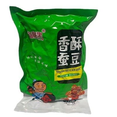 蚕豆兰花豆厂家现货批发 网红零食 香酥馋豆烤牛肉味多口味可选图5