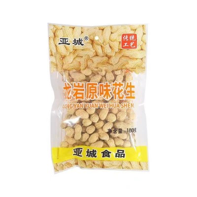 福建龙岩 亚城180g蒜香花生 零食批发袋装坚果炒货图5
