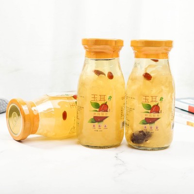 玉耳鲜炖银耳羹开盖即食198g*6瓶一箱低糖稠糯孕妇代餐早餐食品图2