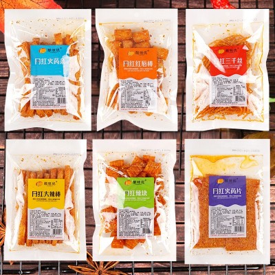 手工辣条大量批发湖南特产8090后童年怀旧零食麻辣组合大礼包整箱图3