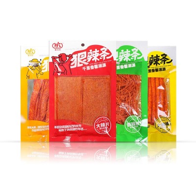 湖南特产千里香122g狠辣条大辣片大量批发网红湖南特产厂 家代发图4