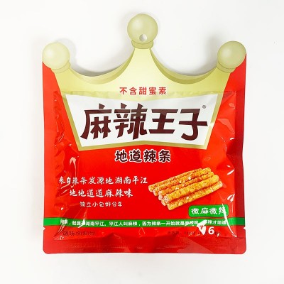 湖南特产玉峰麻辣王子面筋辣条8090儿时怀旧辣片网红香辣零食小吃图2