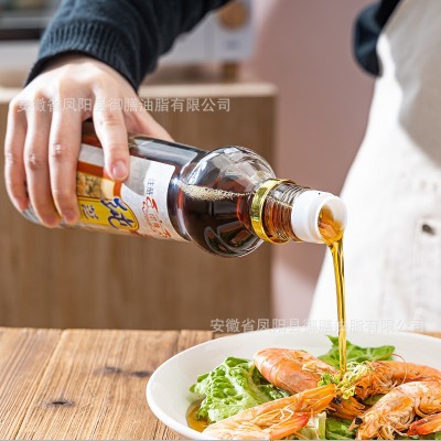 厂家直销御膳牌纯芝麻油450ml*12瓶初榨香油批发家用商用火锅香油图3