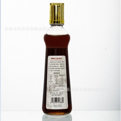 厂家直销御膳牌纯芝麻油450ml*12瓶初榨香油批发家用商用火锅香油图4