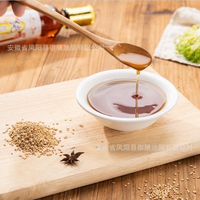 初榨香油御膳牌纯芝麻油800ml瓶装家用商用香油批发火锅油碟图3