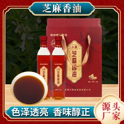 小磨香油瓶装礼盒 淮南特产芝麻油家用餐饮商用调味油食用油批发图2