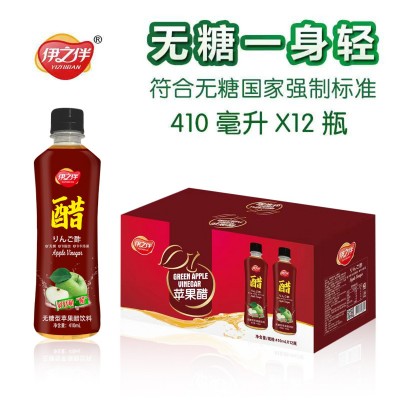 伊之伴苹果醋0卡果蔬汁410ml饮料酿制食醋醋饮品整箱工厂直供图1