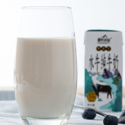 皇氏乳业甲天下水牛纯牛奶200ml*10盒双皮奶原料水牛奶厂家批发图4