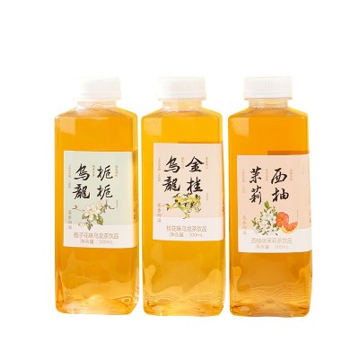 源头工厂定 制批发500ml金桂乌龙茶饮料代发栀栀西柚茉莉茶饮品图5