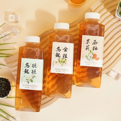 源头工厂定 制批发500ml金桂乌龙茶饮料代发栀栀西柚茉莉茶饮品图2