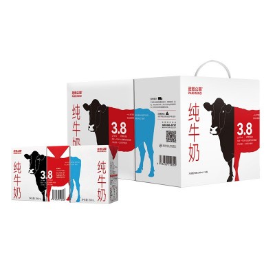 贴牌代加工定制常温乳制品尼诺公园纯牛奶3.8蛋白图3