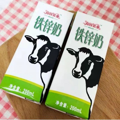 厂家直供 源头批发 牛奶 南国乳业铁锌牛奶礼盒箱装200ml*12盒/件图4
