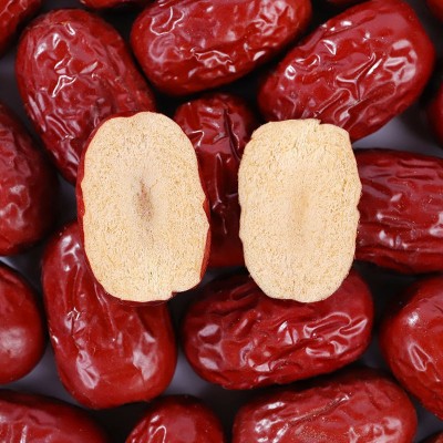 新疆清洗灰枣大量批发代发500g 若羌特产枣小核煮粥包粽子大红枣图3