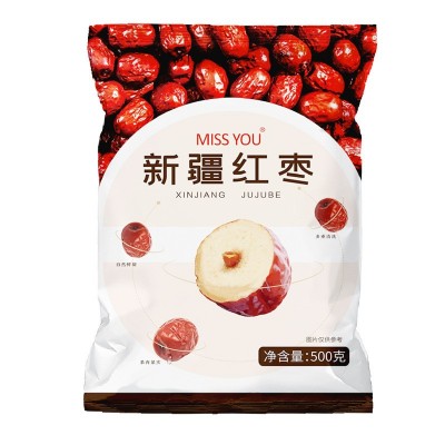 好想你missyou新疆红枣若羌灰枣500g*2袋健康零食袋装源头工厂图5