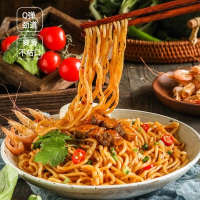 湾仔岛车仔面港式xo酱干拌面乌冬面非油炸速食方便捞面条箱装商用图3