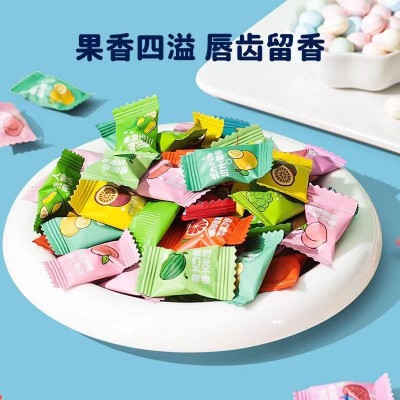 无糖维C薄荷糖 混合装散装清新口气酒店前台招待水果味清凉糖批发图2