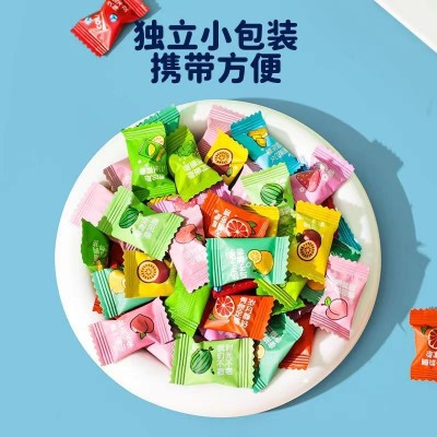 无糖维C薄荷糖 混合装散装清新口气酒店前台招待水果味清凉糖批发图4