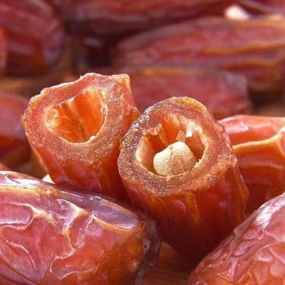 伊朗黑椰枣蜜枣干250g 阿联酋枣沙漠面包枣零食软糯香甜黑椰枣干图3